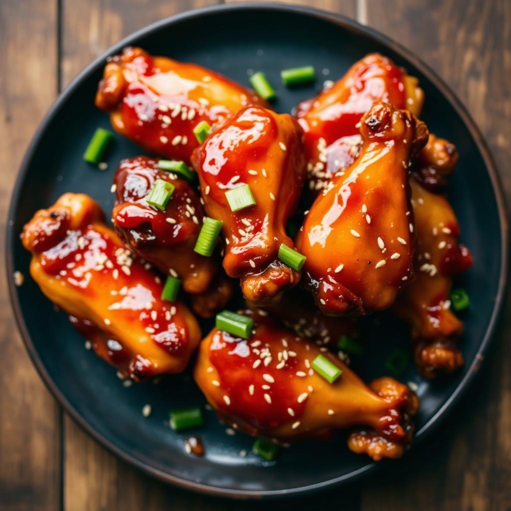Sticky Honey Soy Chicken Wings