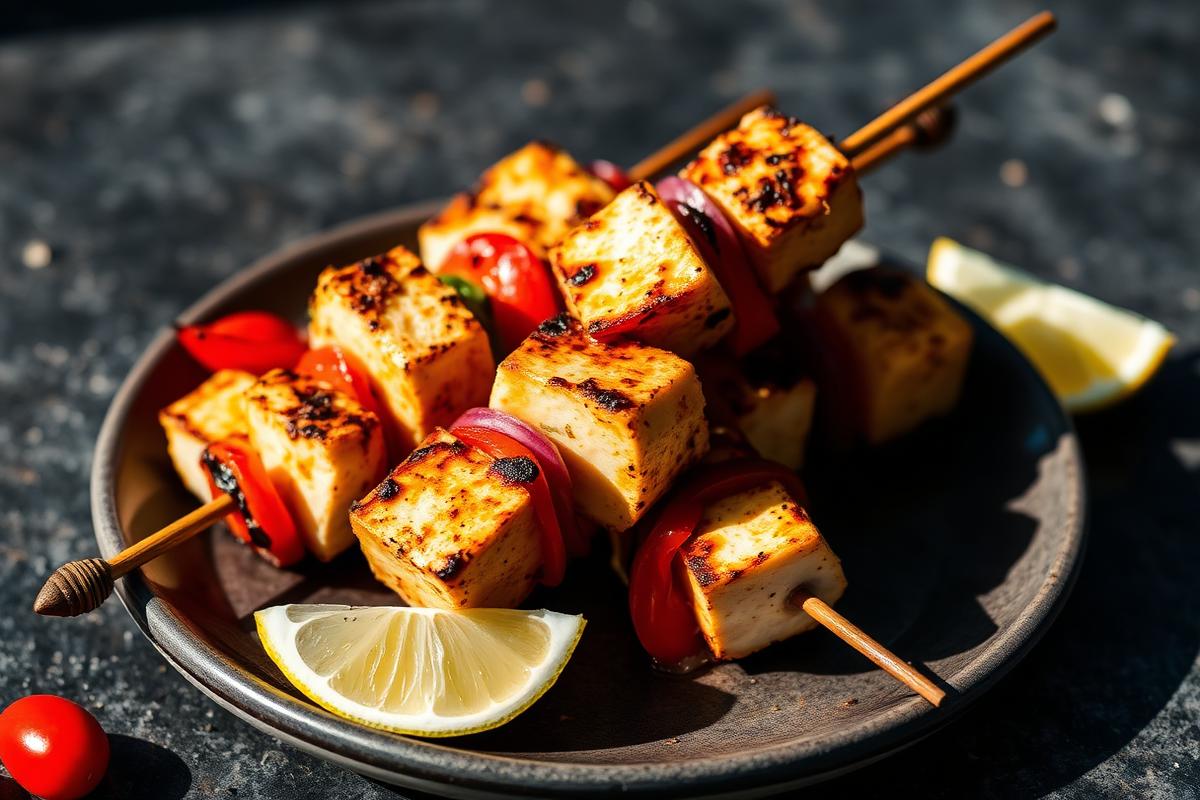Paneer Tikka Skewers