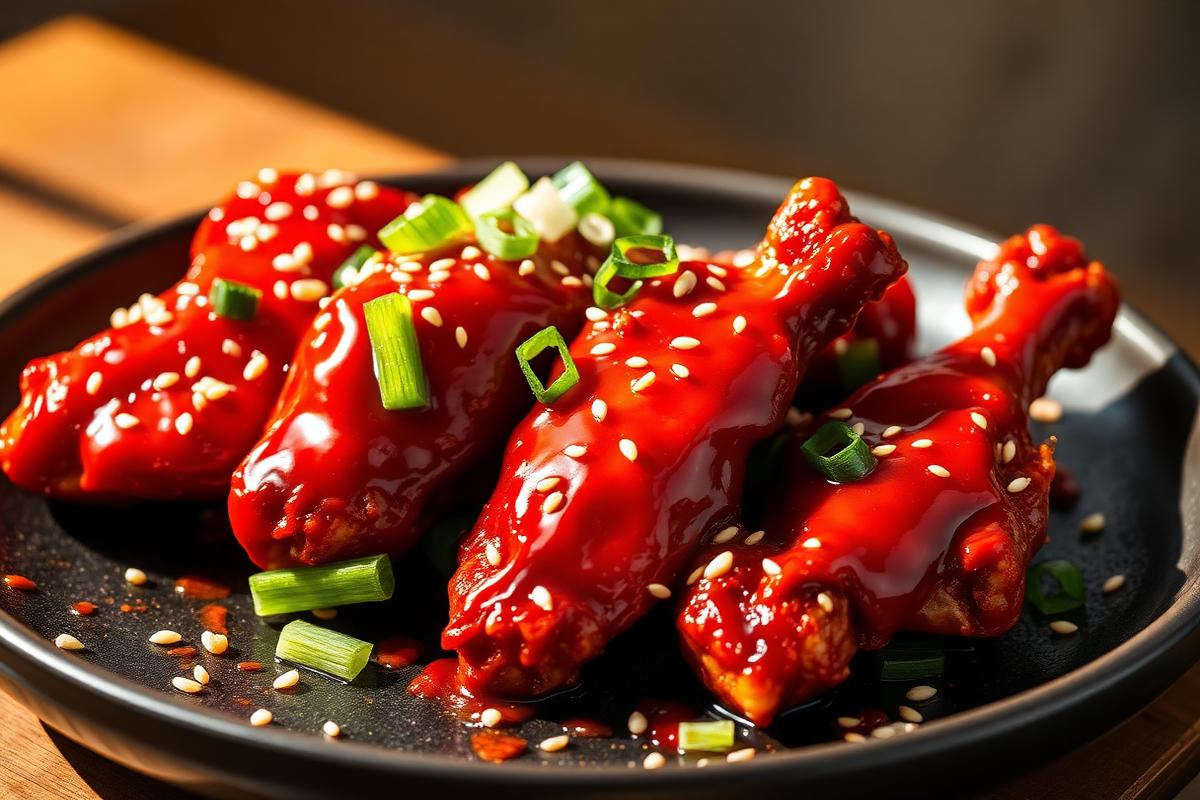 Gochujang Glazed Wings