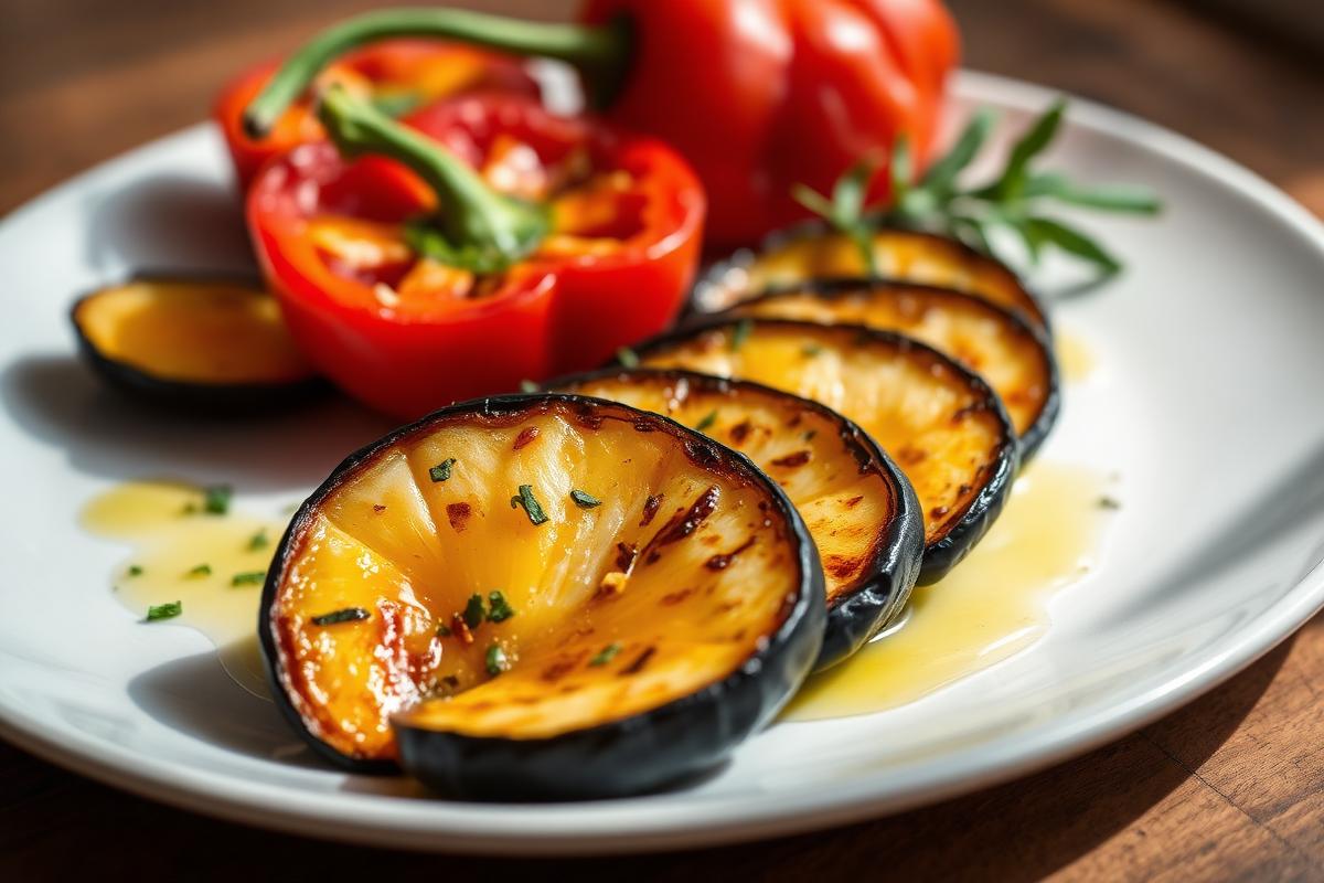 Roasted Capsicum and Eggplant
